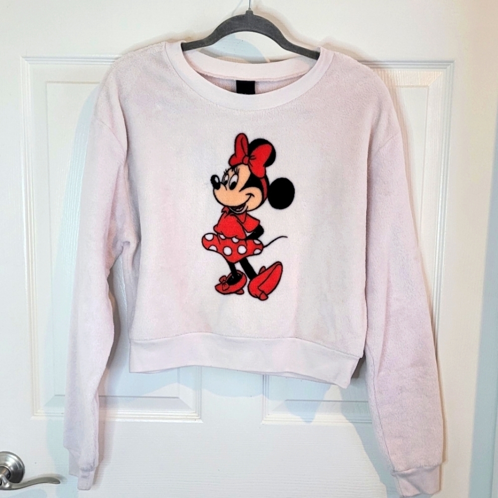 DISNEY Kids Minnie Mouse Sweater. Large